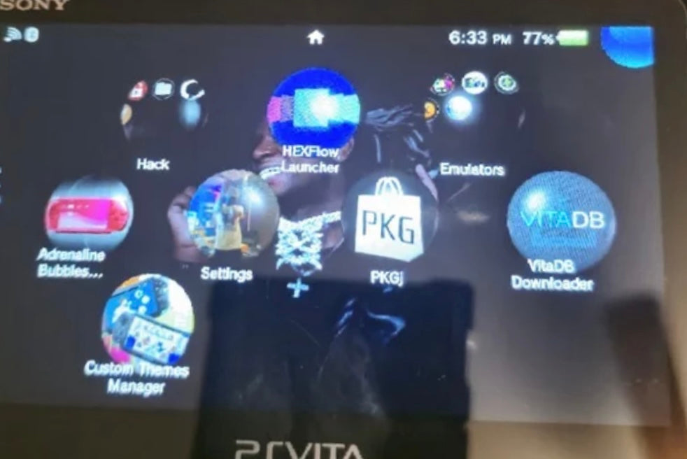 PlayStation Vita PCH-1101 OLED - Mint Condition, 512GB Internal HD, 10,000+ Games, HENkaku Mod | Hard Case & Charger Included