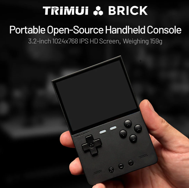 TrimUI Brick Handheld Console with CrossMix OS